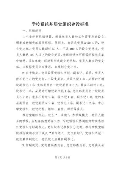 学校系统基层党组织建设标准 (4).docx