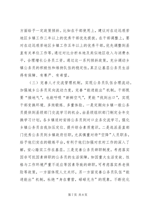 公务员队伍建设情况调查研究 (3).docx