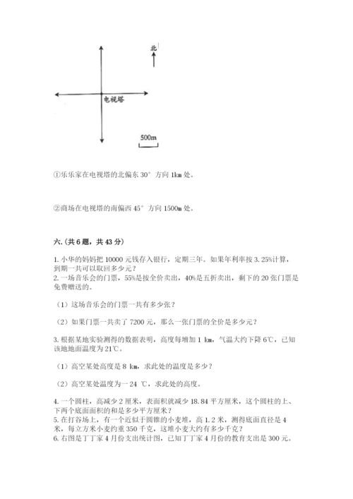 人教版数学六年级下册试题期末模拟检测卷精品【考点梳理】.docx