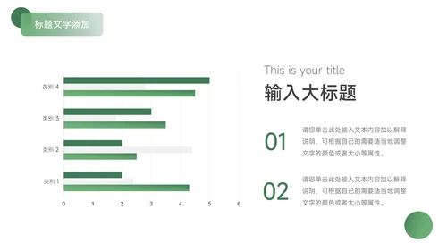 绿色简洁员工职业规划PPT模板