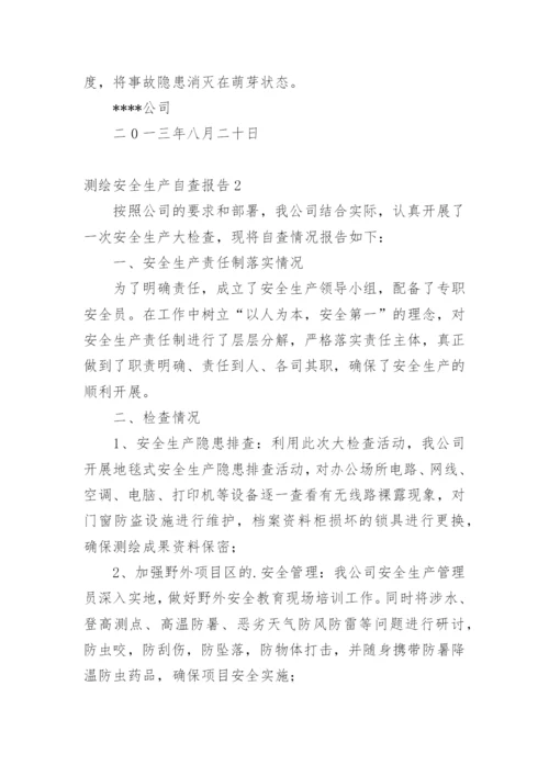 测绘安全生产自查报告.docx