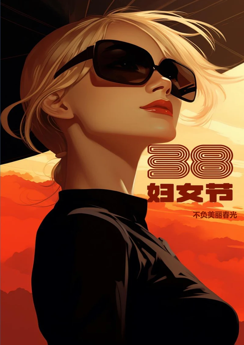 不负美丽春光女神节海报