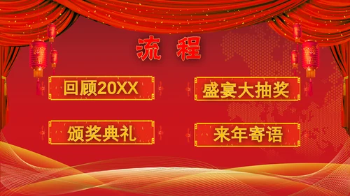 颁奖典礼年终盛典晚会企业年会通用PPT模板