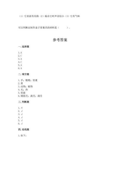 教科版科学二年级上册《期末测试卷》带解析答案.docx