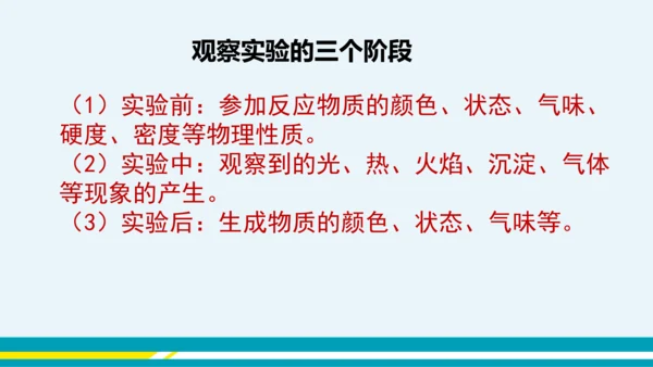 【轻松备课】人教版化学九年级上 第一单元 课题2 化学是一门以实验为基础的科学（第1课时）教学课件