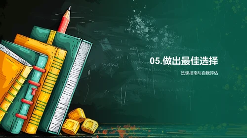 提升高考成绩的选课策略PPT模板