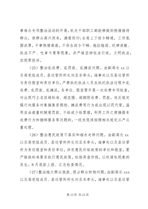 反四风问题整改回头看自查报告范文.docx