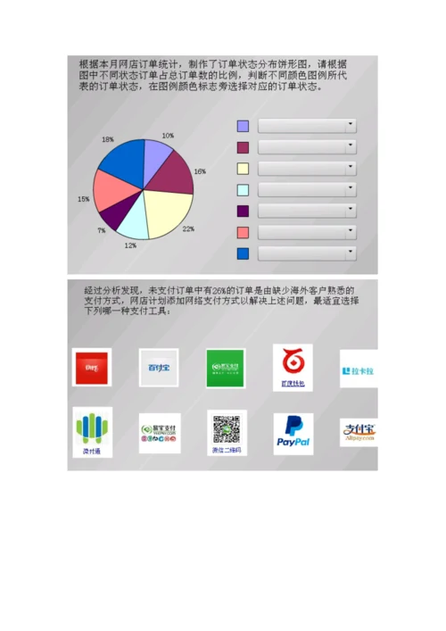 2023年电子商务师三级历年技能操作考题全.docx