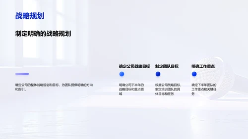 团队工作半年总结PPT模板