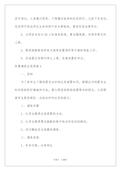 2022防震演练应急预案.docx