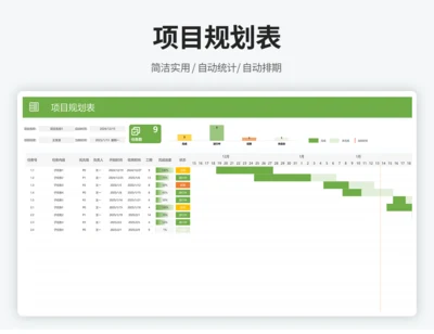 月工作计划规划表