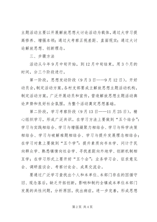 镇委解放思想活动方案.docx