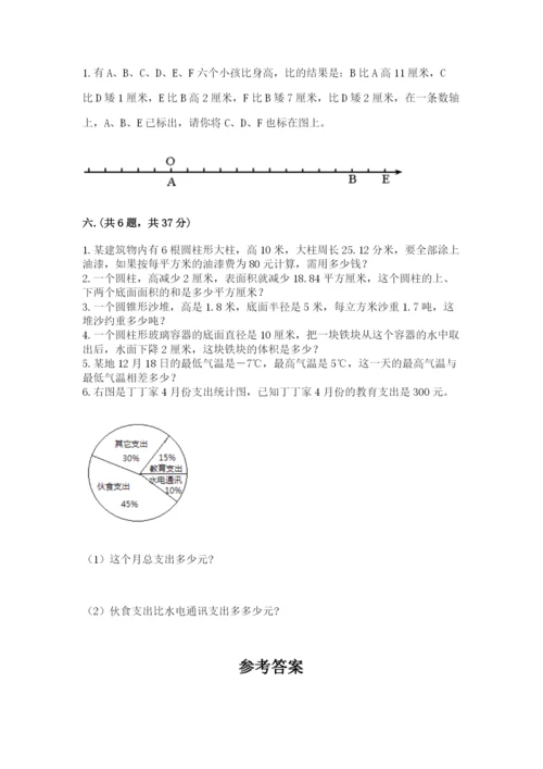 最新人教版小升初数学模拟试卷含答案（考试直接用）.docx