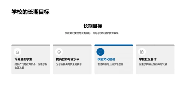 开学教学计划报告PPT模板