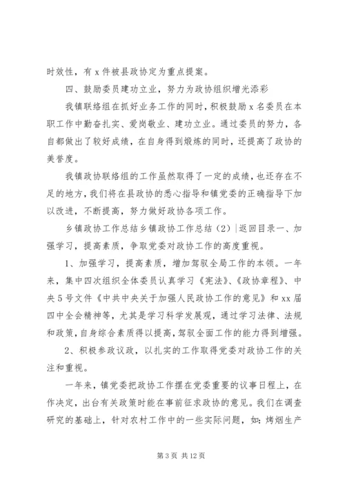 乡镇政协工作总结3篇.docx