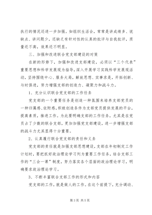 进一步加强和改进联合党支部的建设.docx