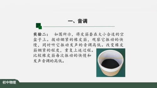 人教版 初中物理 八年级上册 第二章 声现象 2.2 声音的特性 课件（共24张PPT）