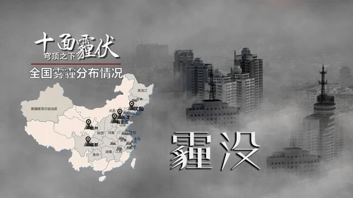 预防雾霾低碳生活科普宣传PPT课件