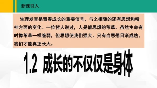 1.2  成长的不仅仅是身体课件（共27张PPT）