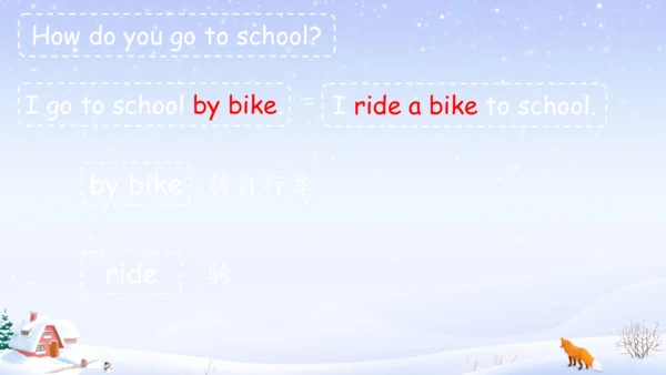 Unit 2 Ways to go to school 单元复习  课件(共40张PPT)