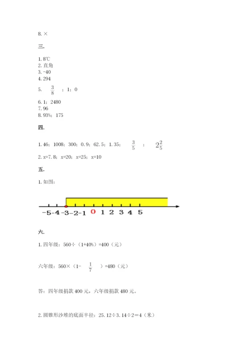 北京海淀区小升初数学试卷【名师系列】.docx