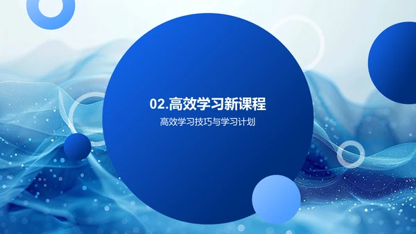 高一课程学习解析PPT模板