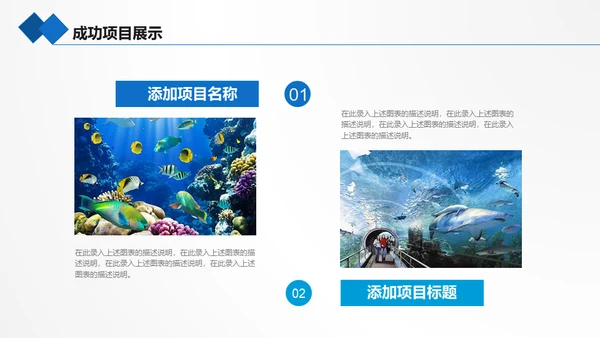 海底世界海底两万里通用PPT模板