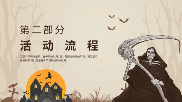 万圣节剧本杀主题活动动态通用PPT模板