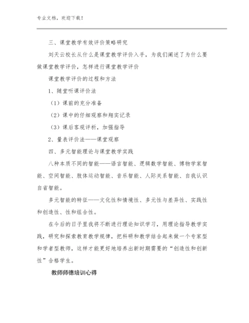 2024教师师德培训心得优选范文16篇.docx