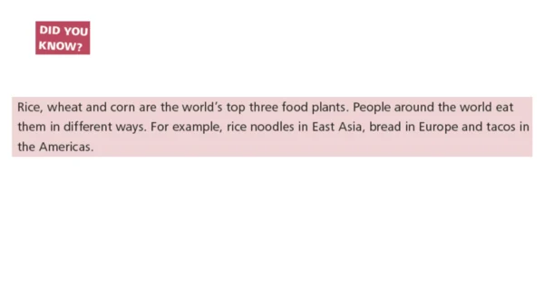 Unit 6 The power of plants 第3课时 Developing ideas课件