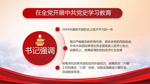 红色大气共青团年终工作总结PPT动态模板