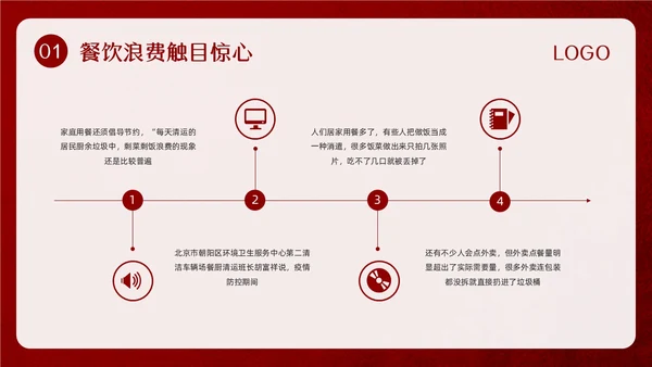 红色简约珍惜盘中餐光盘行动PPT模板宣传PPT动态PPT世界粮食日