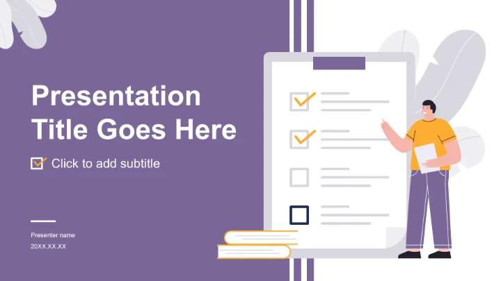 紫色简约风大学生社会实践作业报告PPT主题