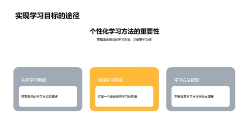 掌握学习，走向成功