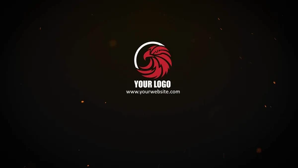 大气粒子碰撞2版入LOGO片头PPT模板