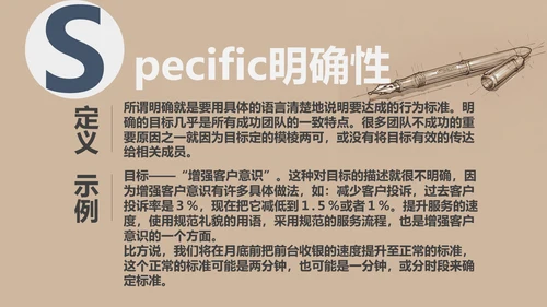 管理小知识SMART法则原则PPT课件模板