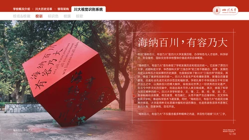 四川大学学校概况介绍演示通用PPT模板