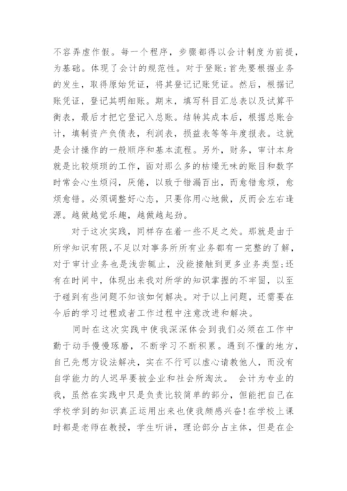 会计社会实践报告范文（5篇）.docx