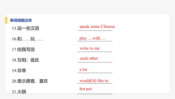 【学霸提优】Unit 1  You and Me 单元复习课件 人教版（2024）英语七上单元归类复