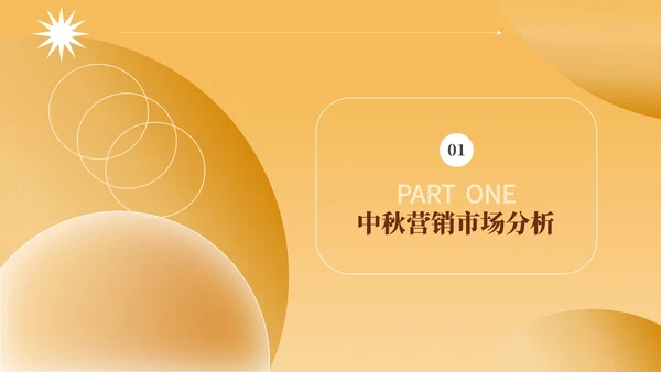 黄色简约风中秋商家内部营销会议PPT模板