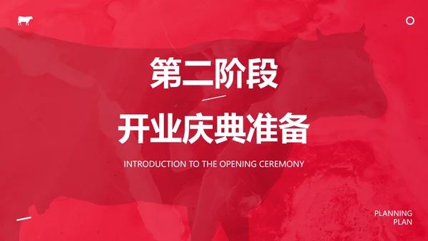 极简高级西餐厅开业庆典策划方案PPT模板