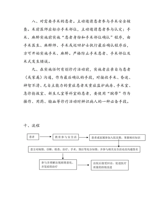 患者参与医疗安全
