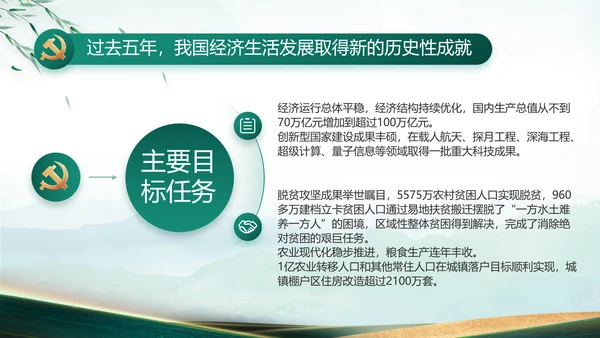 大气党风廉政建设工作总结动态PPT
