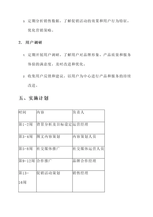 配饰图文运营策划方案