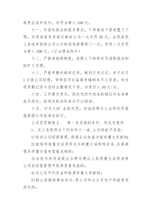 公司奖罚制度.docx