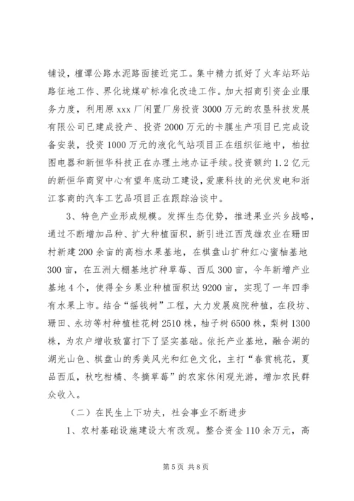 乡镇年度重点建设工作总结范文.docx