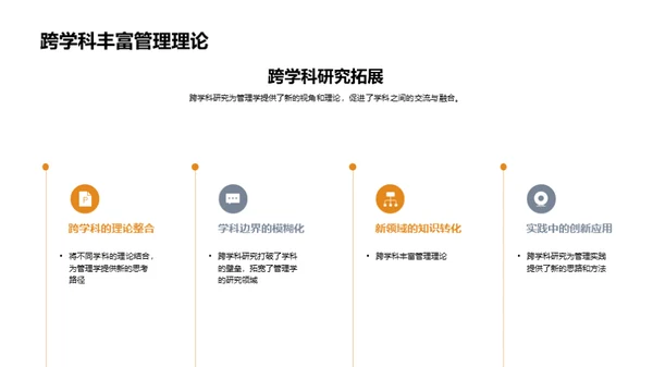 跨学科领域的管理学探索