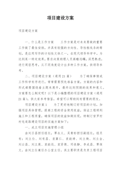 项目建设方案.docx