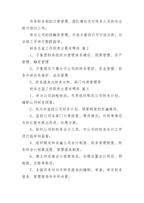 财务总监工作职责主要有哪些.docx