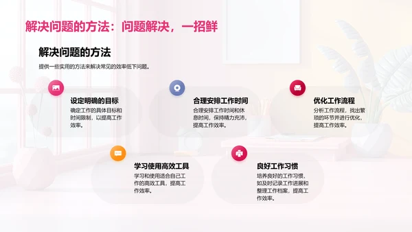办公效率提升讲座PPT模板